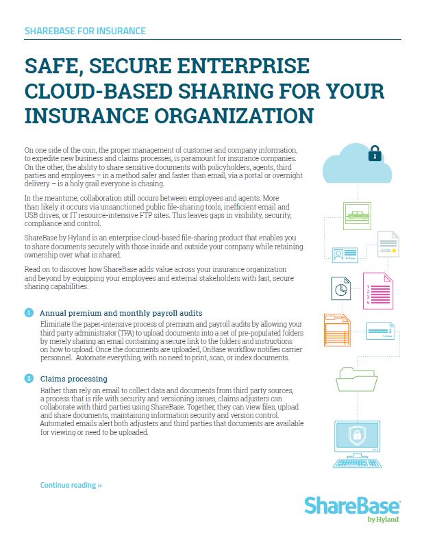 Solutions ShareBase For Insurance Kyocera Software Document Management Thumb, Procopy, Inc., Bergen County, New Jersey