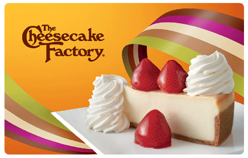 cheesecake factory,Gift card, Procopy, Inc., Bergen County, New Jersey